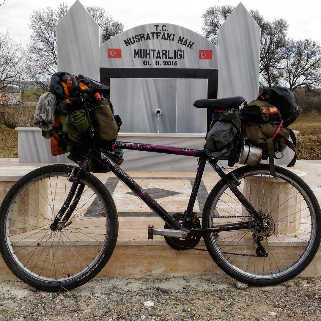 Photo of the bicycle that brought me to Istanbul