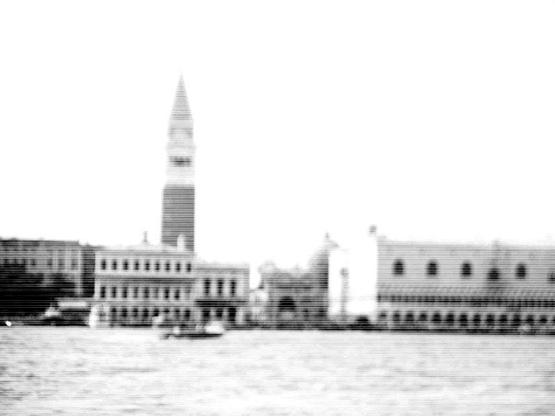 Finally Venezia Venice main campanile from vaporetto ferry