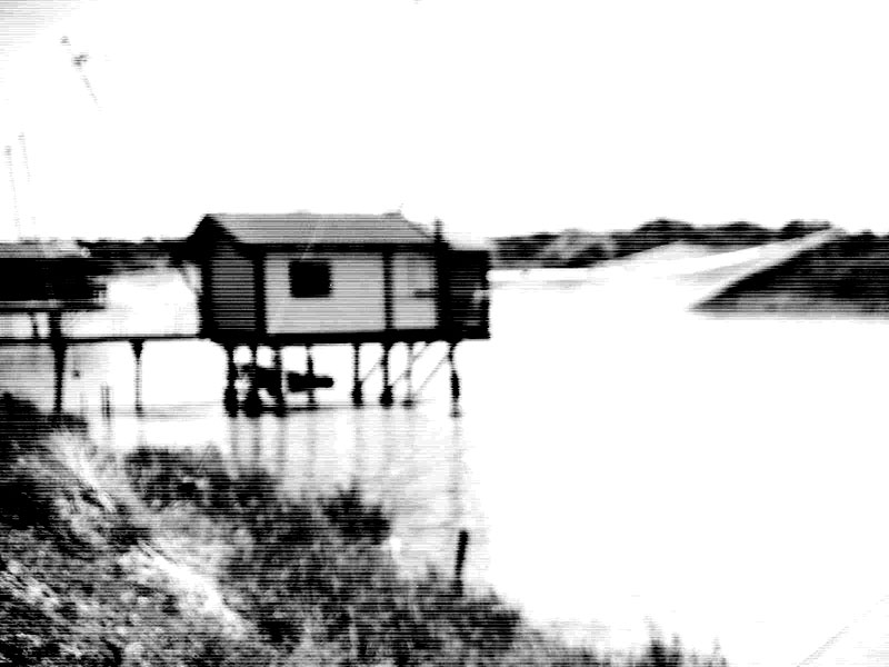 Estuario del Po River in northern Italy