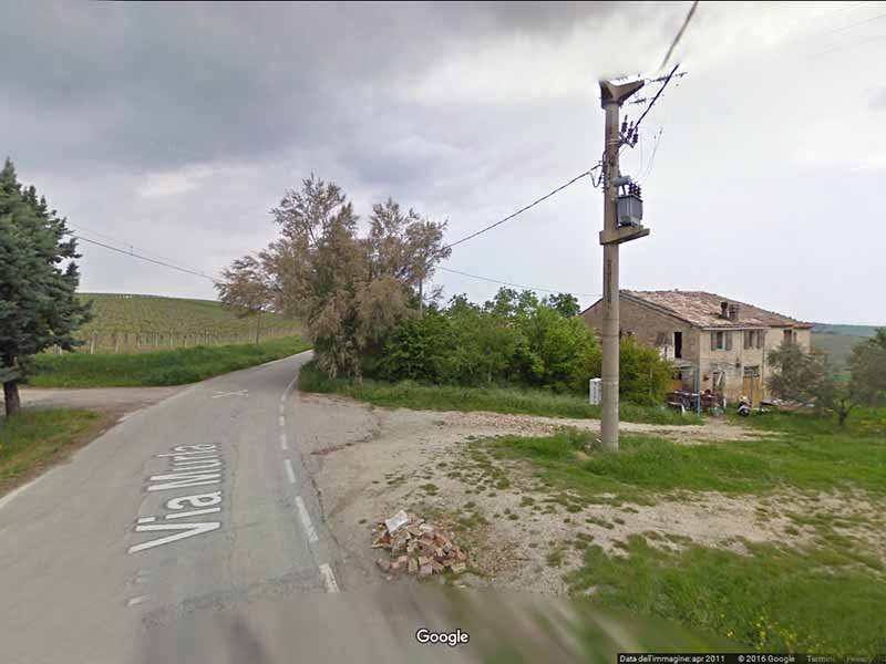 Google Streetview of the house where Gara delle Batterie Elettroniche was held House in Montelupo