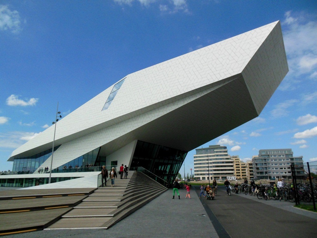 EYE museum futuristic building